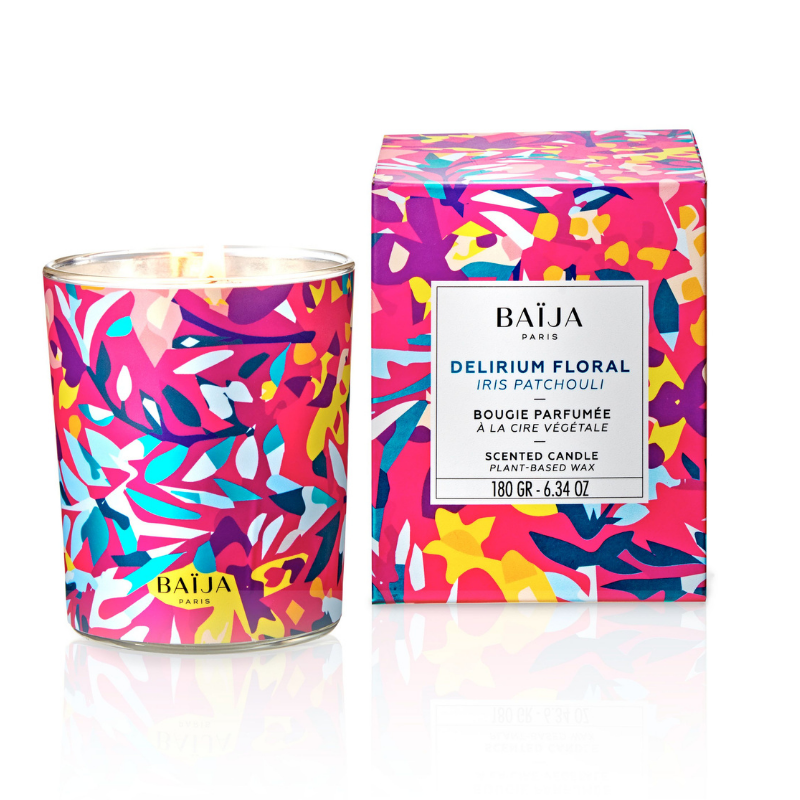 Scented Candle with natural wax Délirium Floral